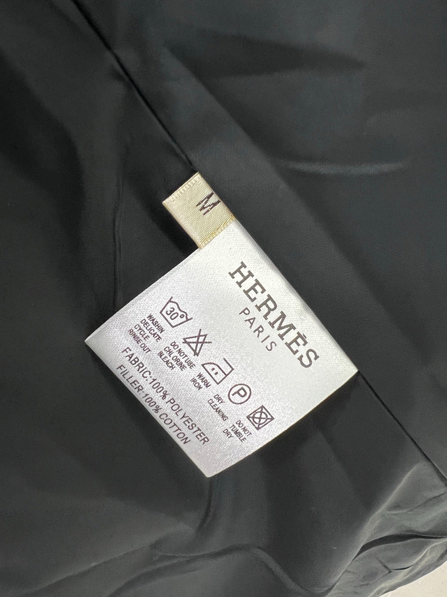 HM 25 Diamond-Guilted Padded Jacket Black Cotton and Polyester 302847