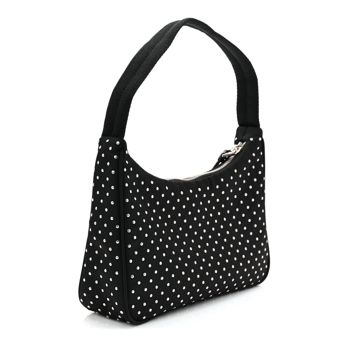 Re-Nylon Vela Studs Mini Re-Edition 2000 Bag Black