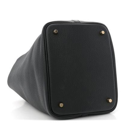 Taurillon Clemence Picotin Lock 22 MM Black