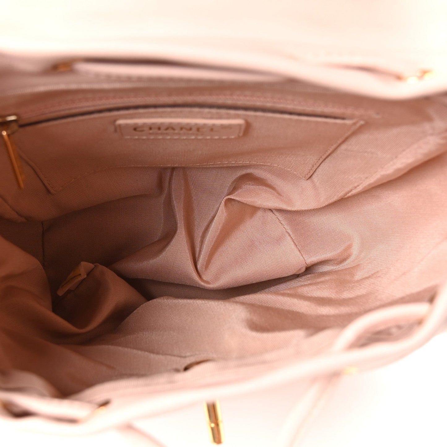 Calfskin Quilted Small Urban Spirit Backpack Beige