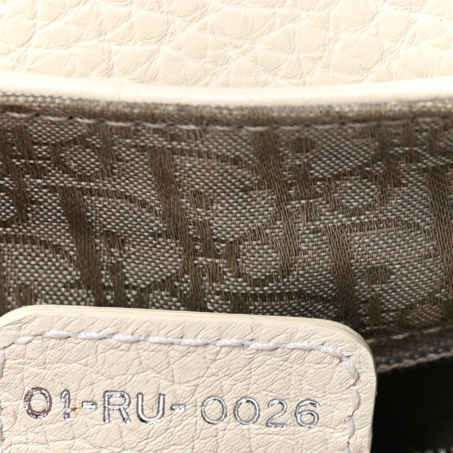Calfskin Braided Gaucho Double Saddle Bag White