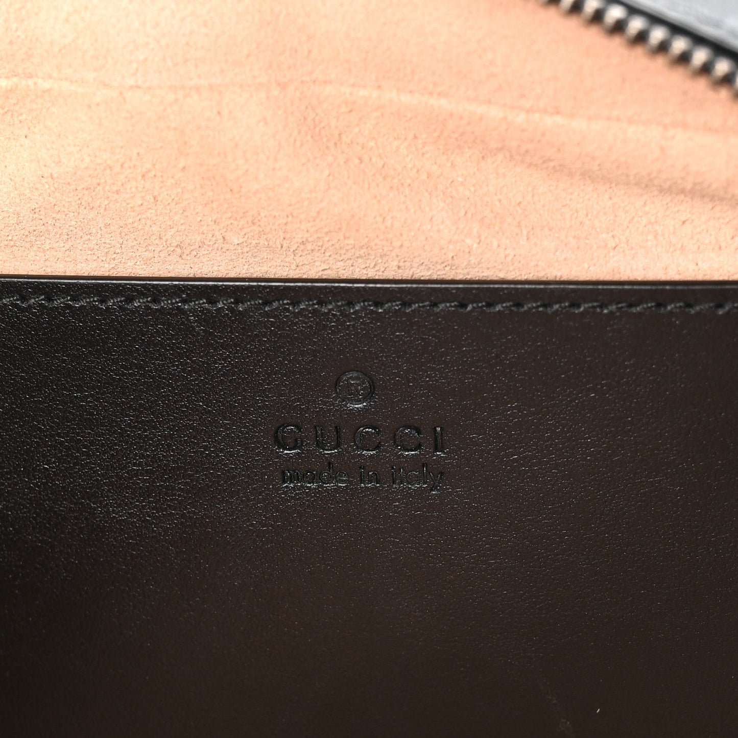 Calfskin Matelasse Small GG Marmont Chain Shoulder Bag Black