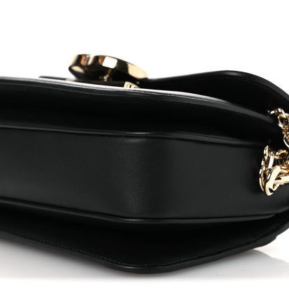 Crepe Wool Silk GG Monogram Go Small Shoulder Bag Black