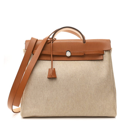 Toile Vache Calfskin Herbag 39 MM Black Natural