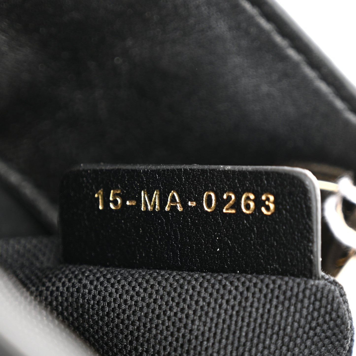 Calfskin Cannage Small The Lady 95.22 Black