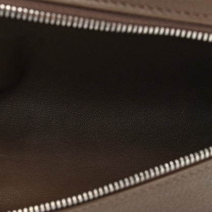 Grained Calfskin L19 Extra Pocket Pouch Warm Mastic