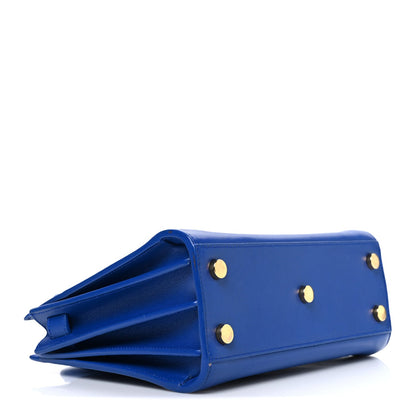 Calfskin Nano Sac De Jour Royal Blue
