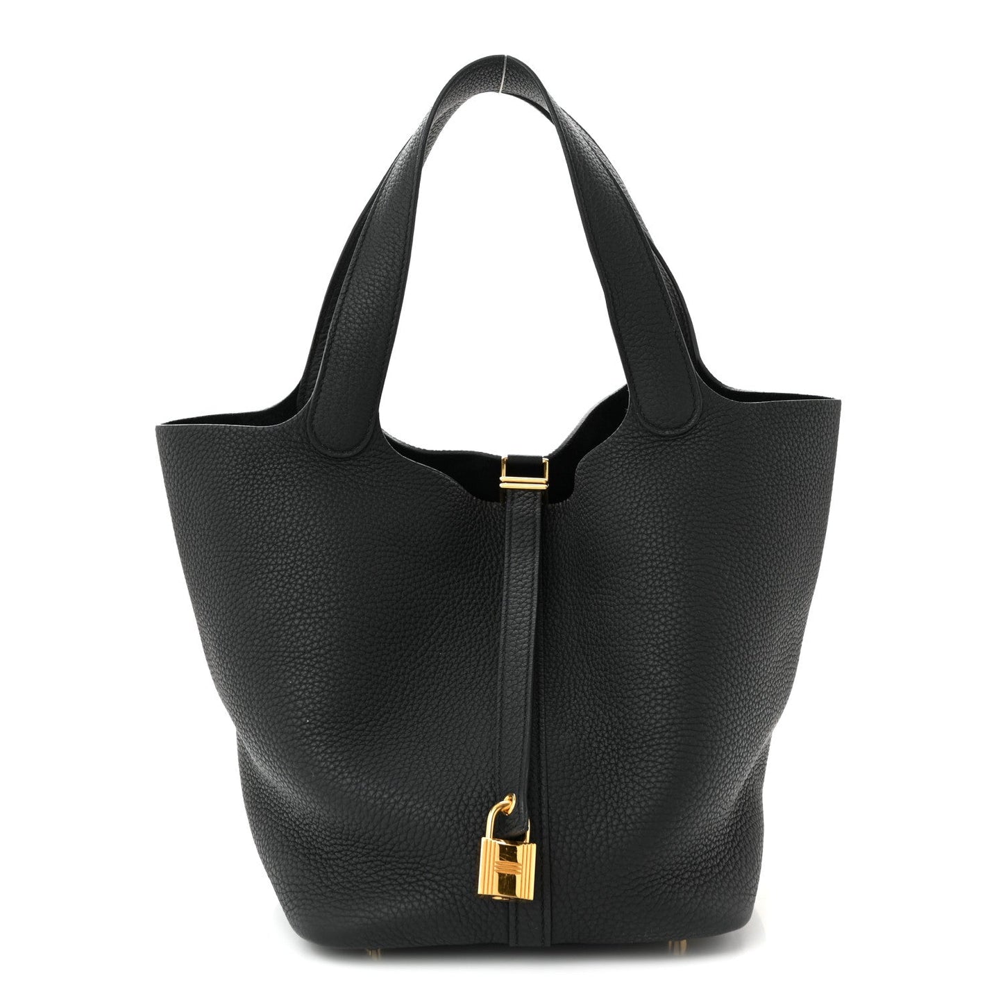 Taurillon Clemence Picotin Lock 22 MM Black