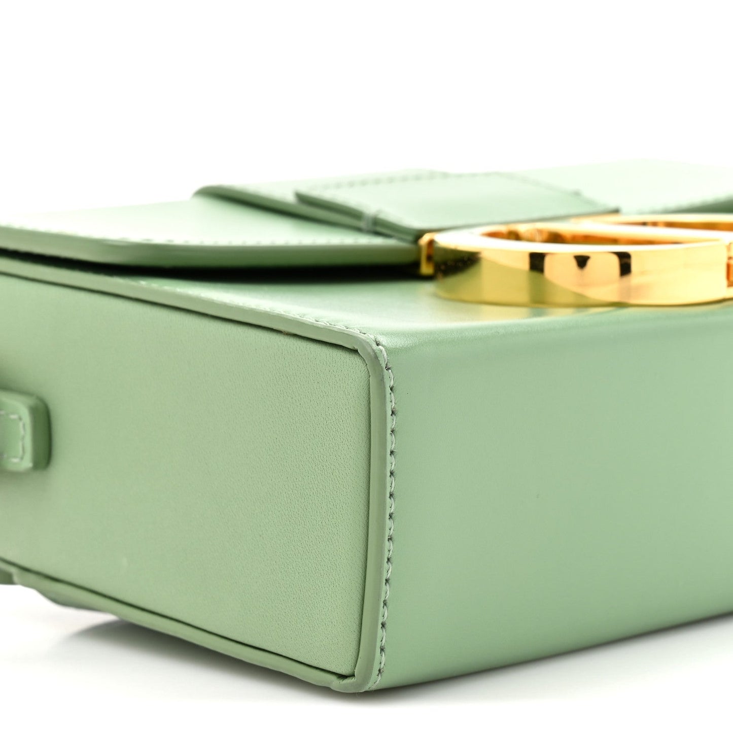 Box Calfskin 30 Montaigne Box Bag Mint Green