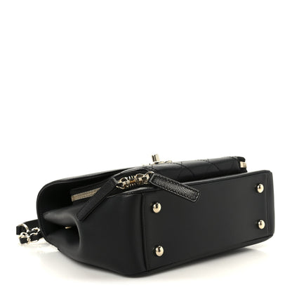 Caviar Quilted Medium Business Affinity Flap Black
