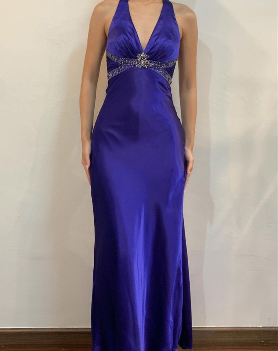 formaldressy--Dark exquisite beaded halter fashionable long satin floor-length ball gown graduation dress gh5518