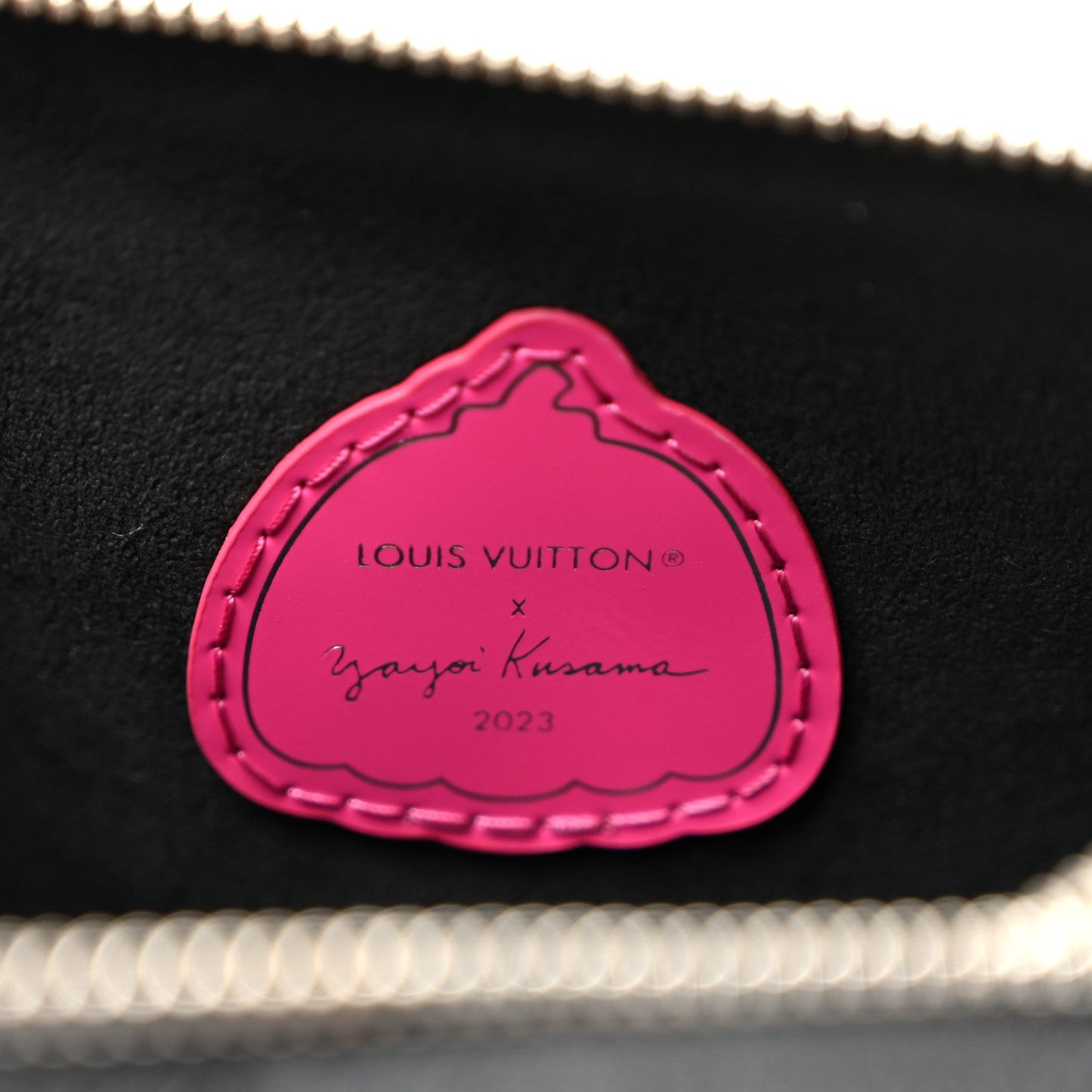LV X YK Empreinte Multi Pochette Accessories Black Fuchsia