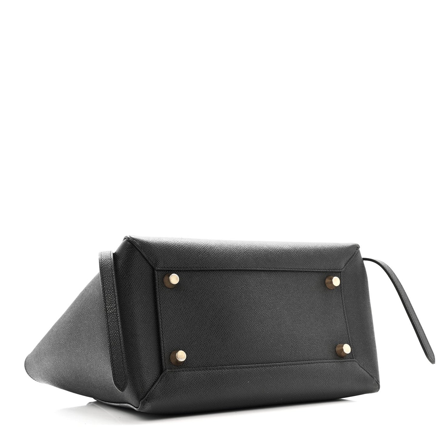 Grained Calfskin Mini Belt Bag Black