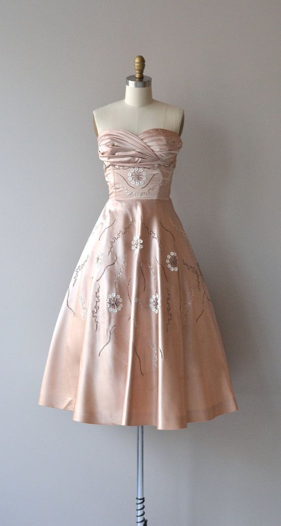 formaldressy--Pink Delicate Floral Short/Mid-Length Satin Homecoming Dress gh5562