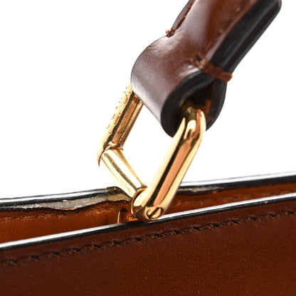 Vitello King Tamponato Medium Peekaboo I SEE U East West Satchel Cuoio