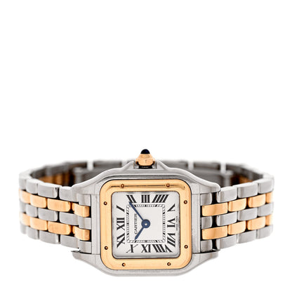 Stainless Steel 18K Yellow Gold 23mm Panthere Quartz Watch