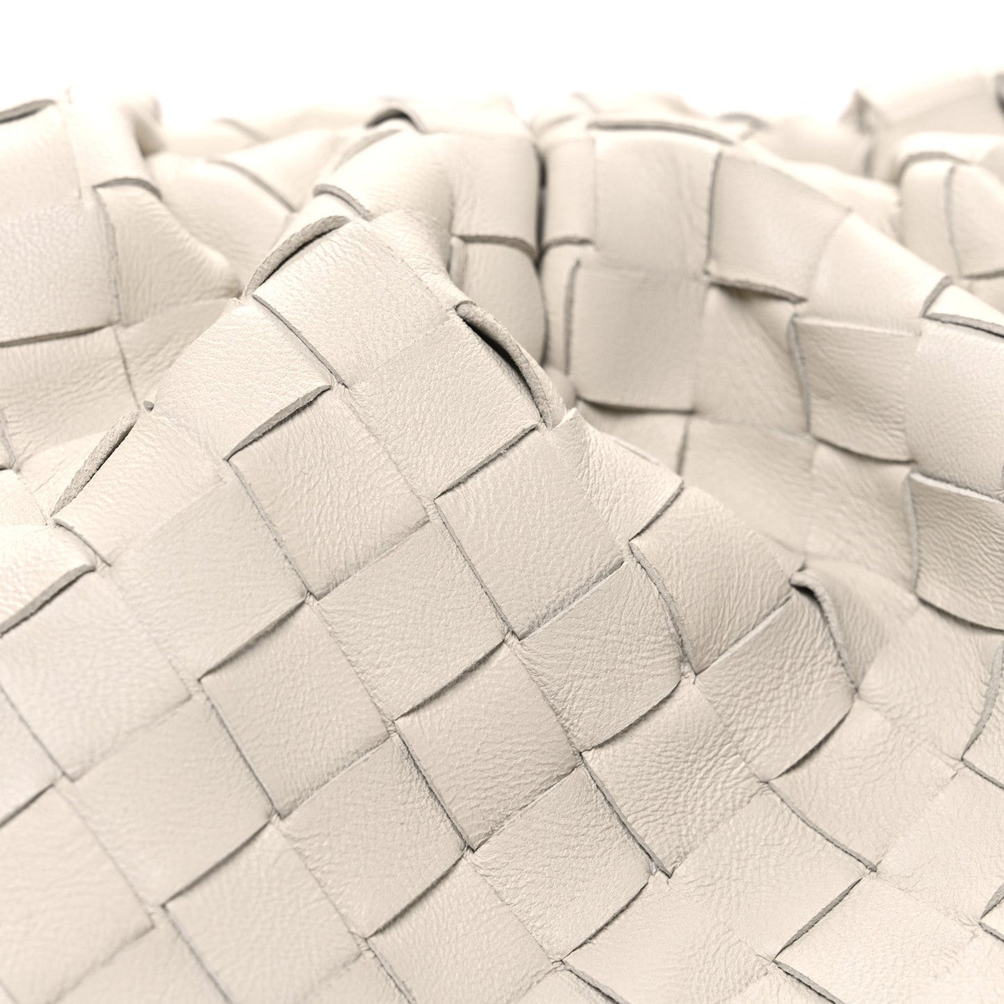Nappa Maxi Intrecciato The Pouch Oversized Clutch Plaster
