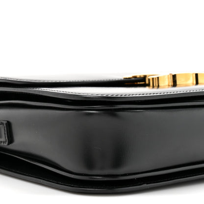 Shiny Calfskin Medium Triomphe Black