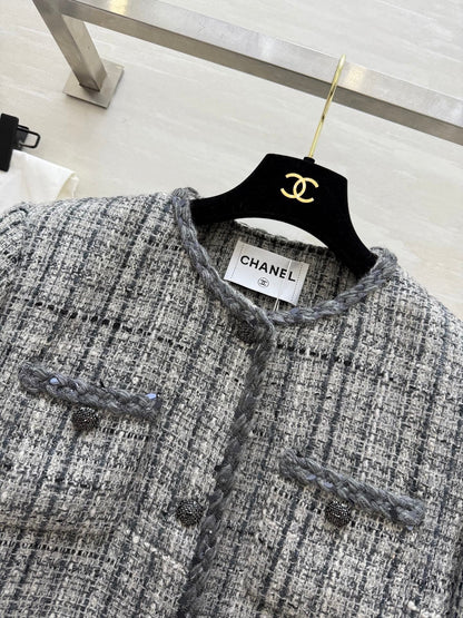 CC 26s Jacket White Grey Tweed 352324