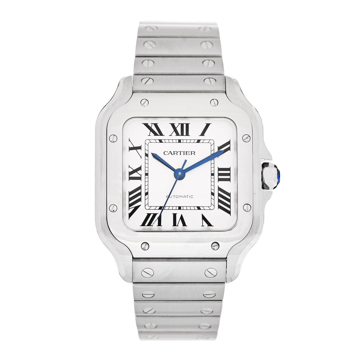 Stainless Steel 35mm Santos de Cartier Automatic Watch