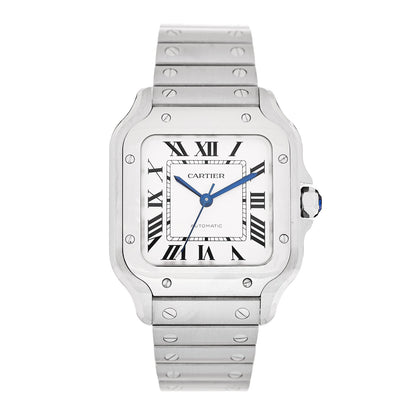 Stainless Steel 35mm Santos de Cartier Automatic Watch