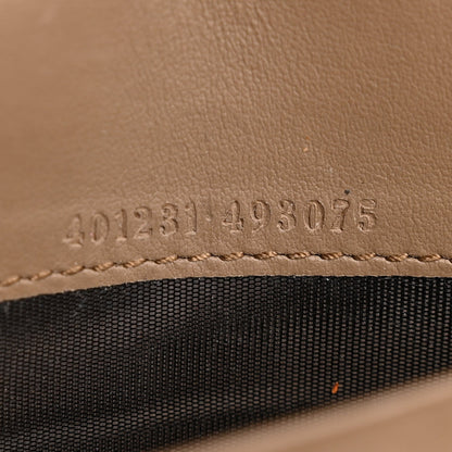 GG Supreme Monogram Mini Dionysus Chain Wallet Beige Taupe