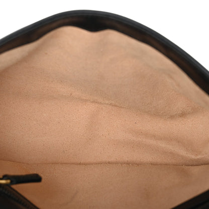 Calfskin Matelasse Small GG Marmont Shoulder Bag Black