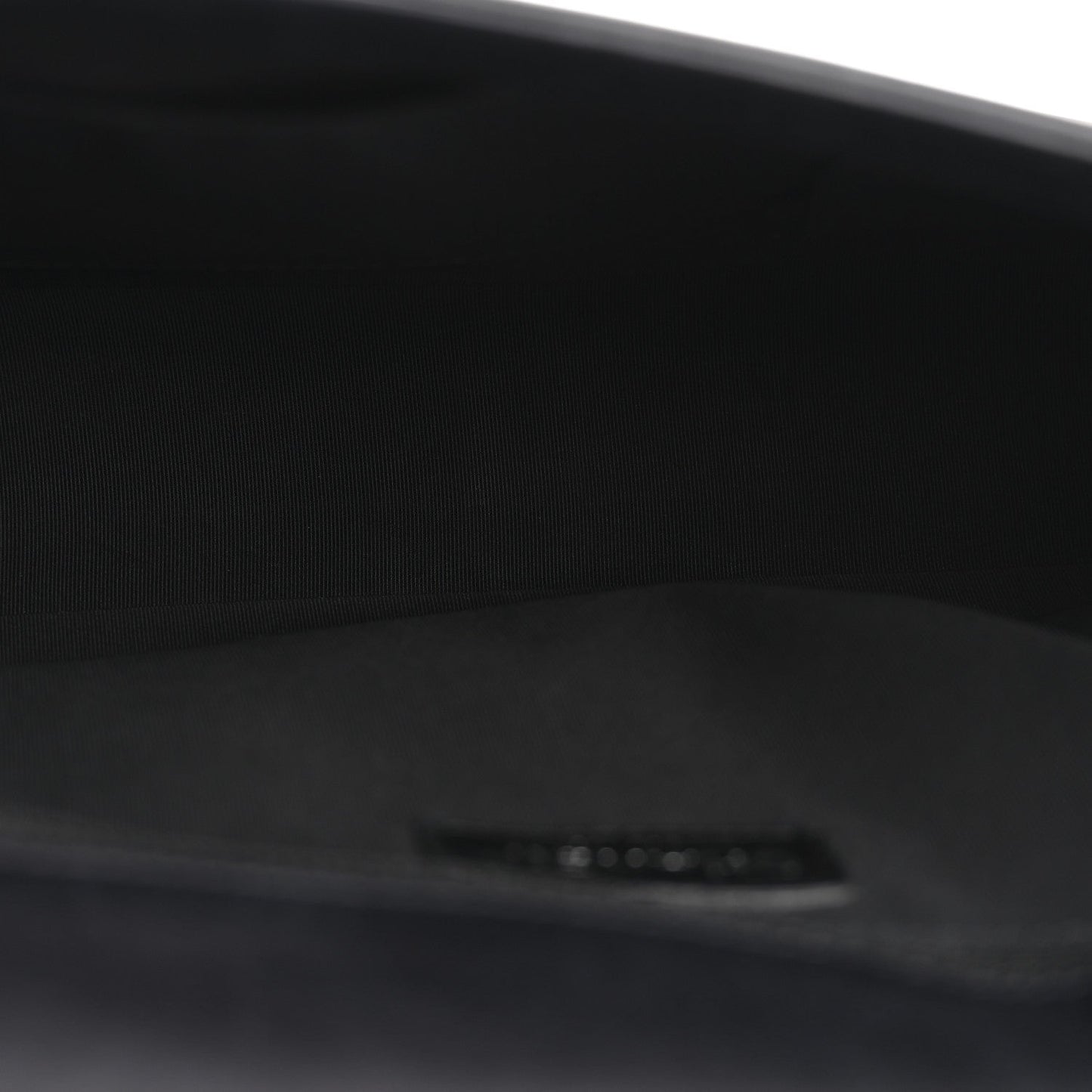 Calfskin Embossed Stitch Large Boy Flap Black