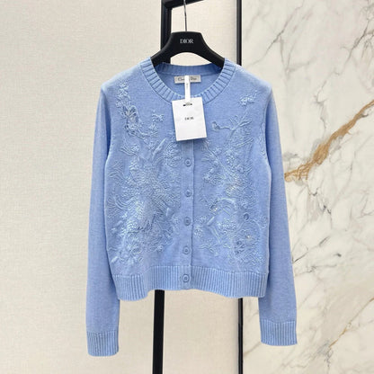 DIOR 25S ROUND-NECK CARDIGAN 540