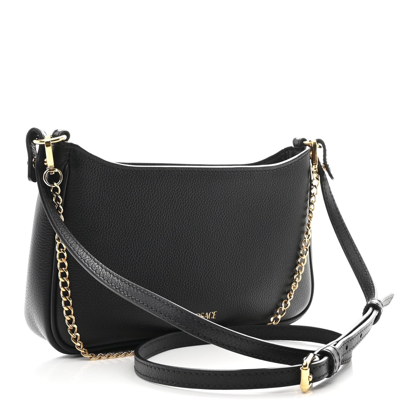 Grained Calfskin La Medusa Mini Bag Black