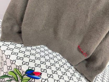Chanel 2025 Knit Sweater Dark Gray Cashmere