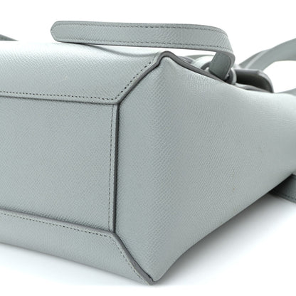 Grained Calfskin Micro Belt Bag Cloud