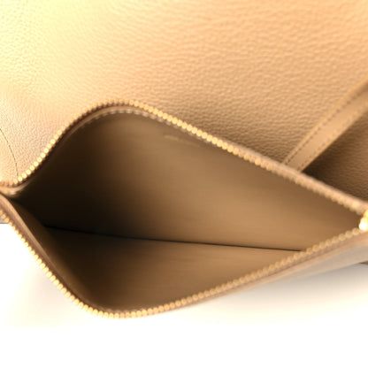 Grained Calfskin Small Cabata Soft Tote Lionne