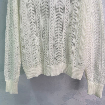 CC 25 Mesh Sweater Wool 279187