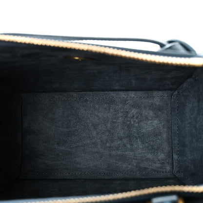 Grained Calfskin Nano Belt Bag Abyss Blue