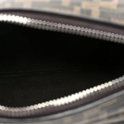 Glazed Fabric FF Pleated Candy Bag Brown