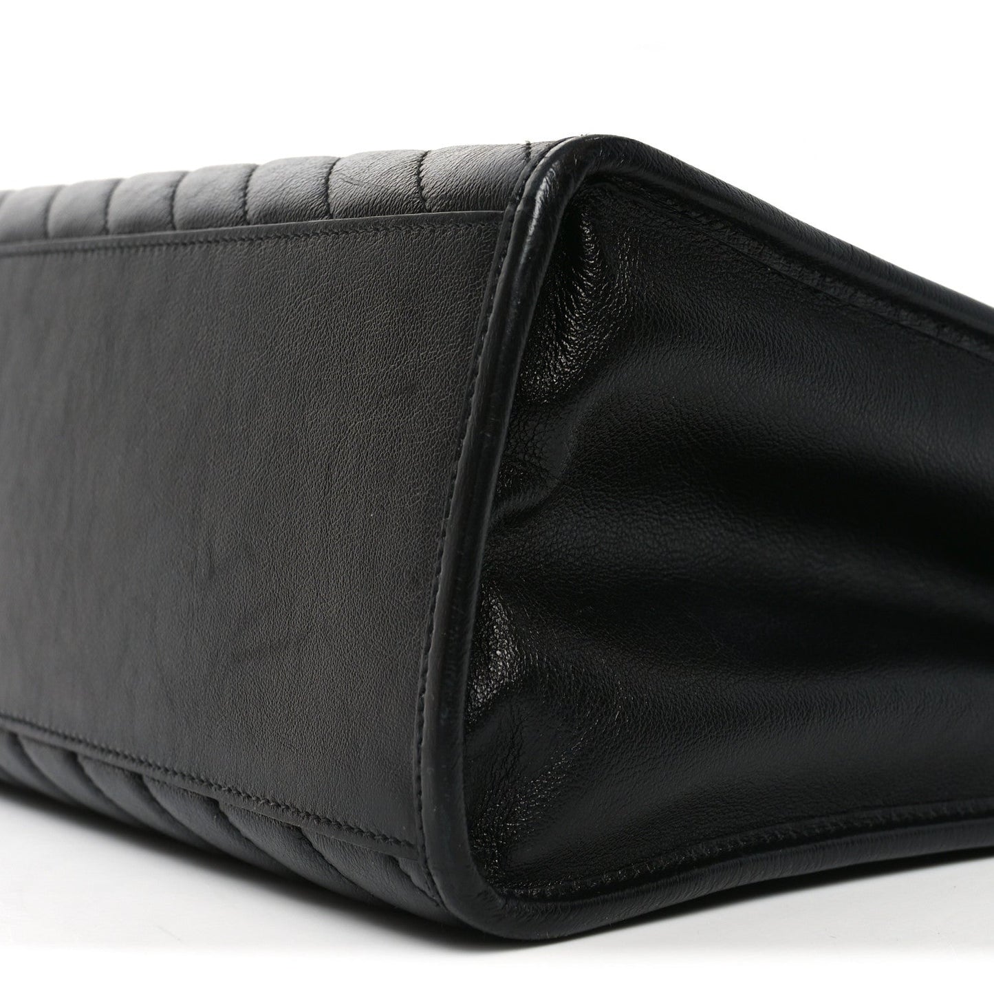Azalea Calfskin Matelasse Diagonal GG Marmont Tote Bag Black