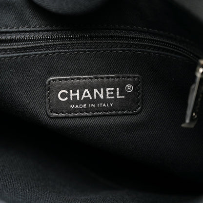 Canvas Mini Deauville Tote Dark Grey