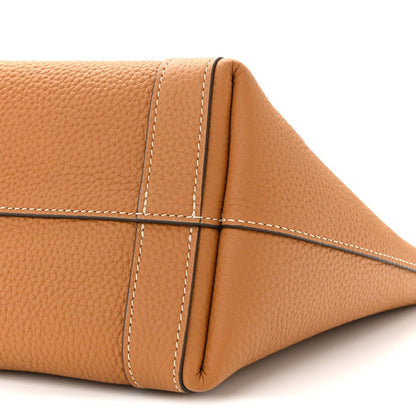 Taurillon Gex Duo Tote Bag BB Cannelle Azur