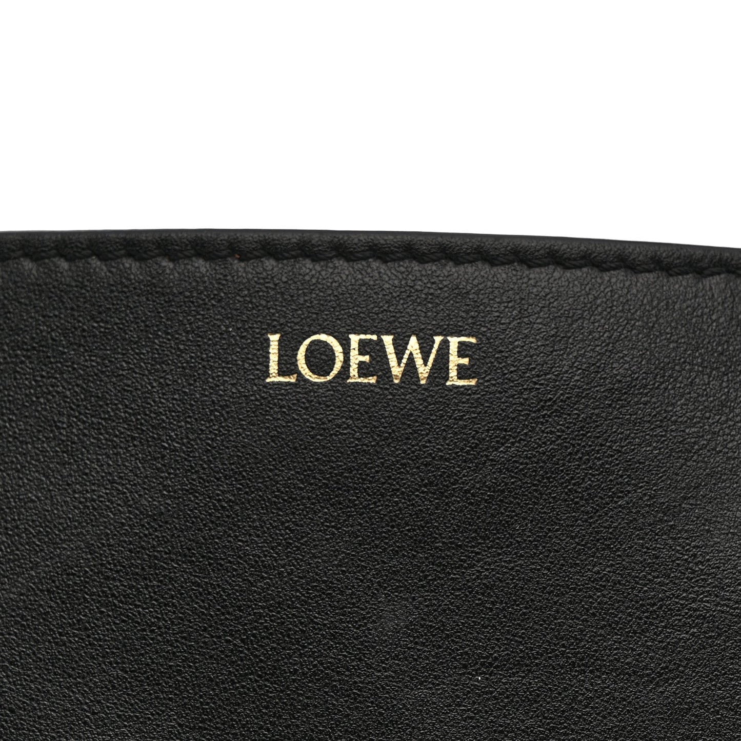 Shiny Calfskin Mini Puzzle Fold Tote Black
