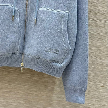 CD 25 Jacket Blue Cotton Cashmere