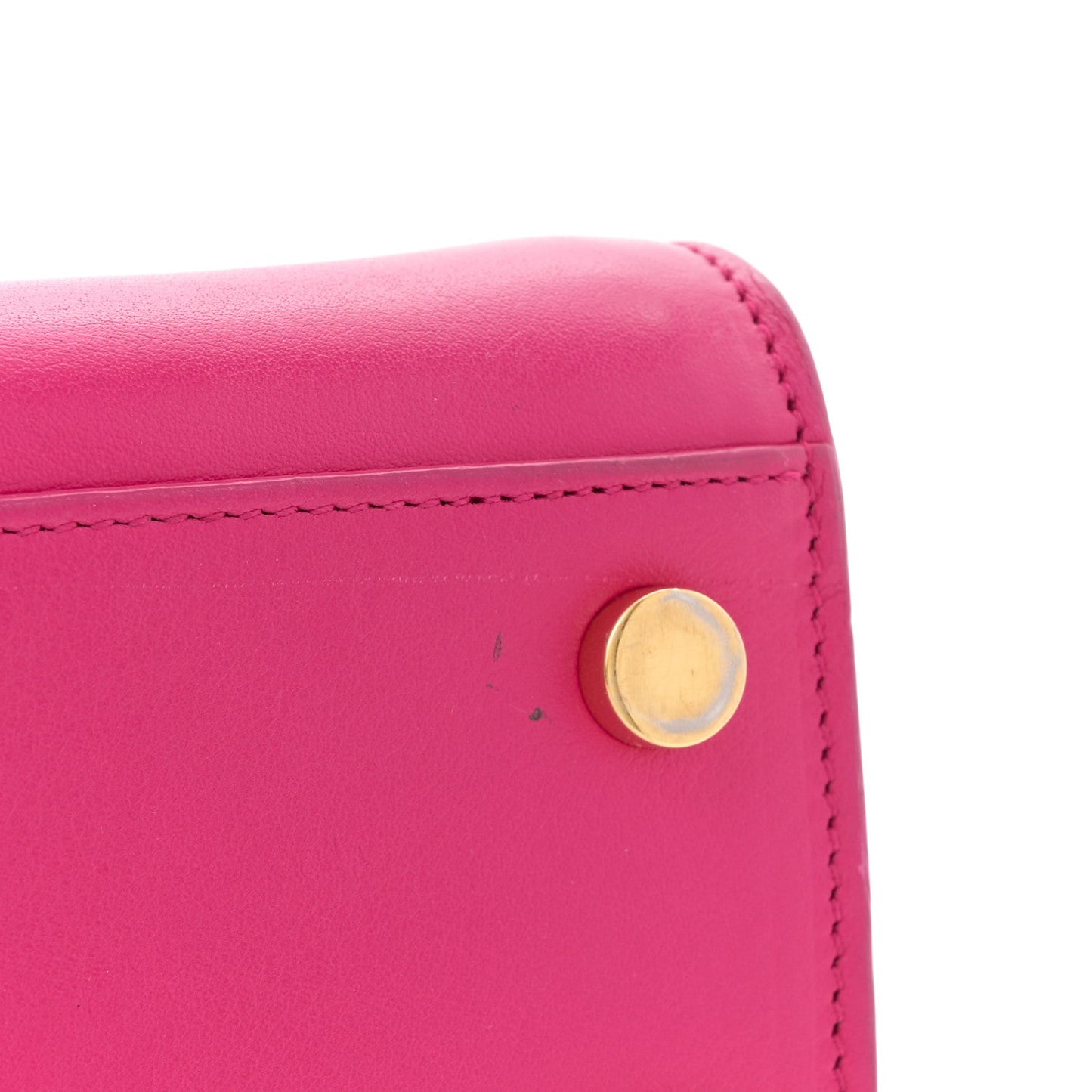 Calfskin Nano Sac De Jour Bubblegum