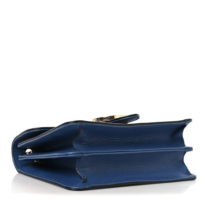 Dollar Calfskin Small Interlocking G Shoulder Bag Caspian