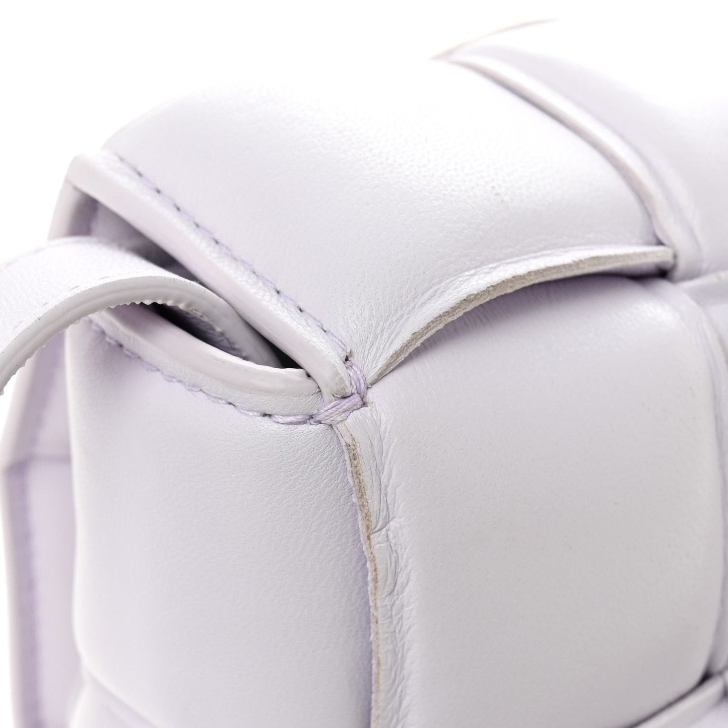Nappa Maxi Intreccio Padded Cassette Crossbody Bag Mirth Washed