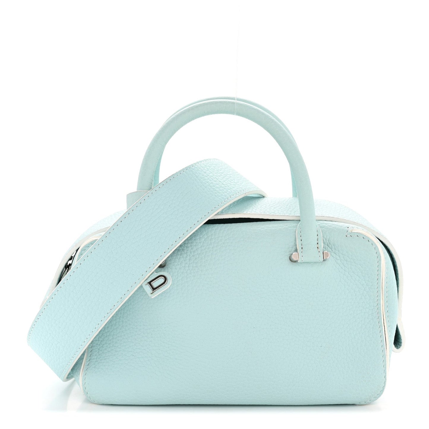 Taurillon Soft Mini Cool Box Satchel Light Blue
