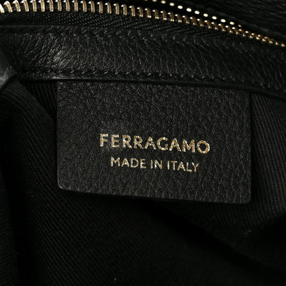 Grained Calfskin Medium Star Tote Black