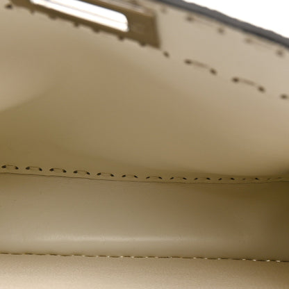 Cuoio Romano Selleria Chamois Small Peekaboo I SEE U Satchel White