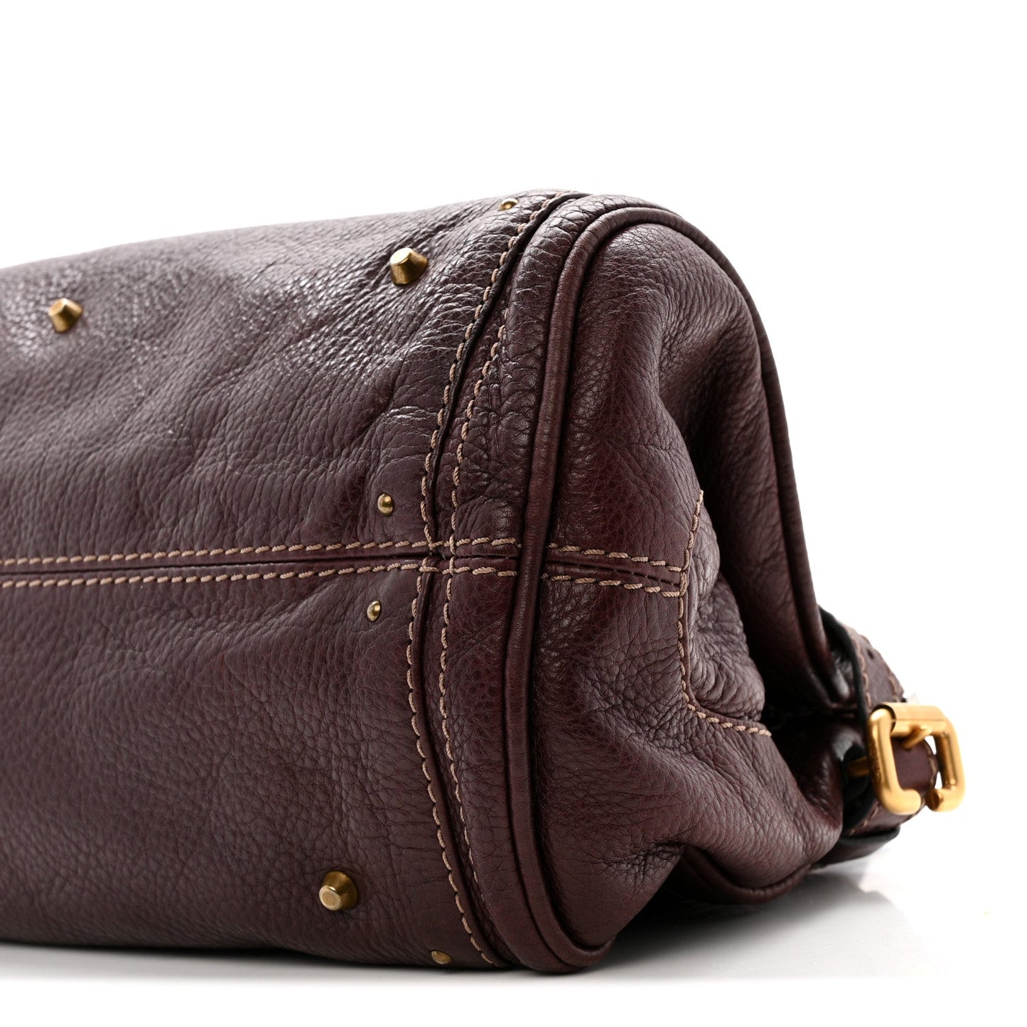 Calfskin Medium Paddington Satchel Chocolate