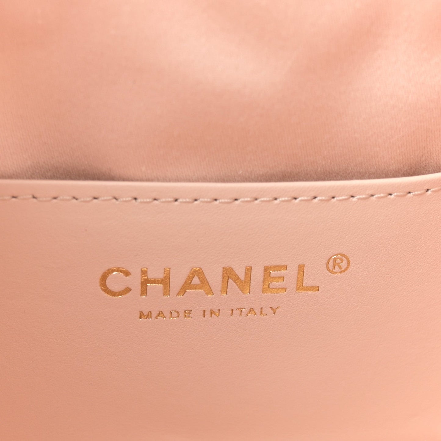 Metallic Caviar Quilted Mini Chanel 25 Handbag Copper