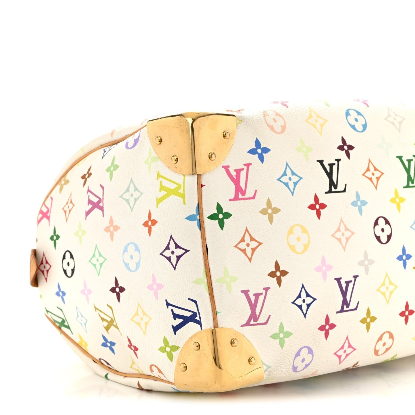 Monogram Multicolor Speedy 30 White